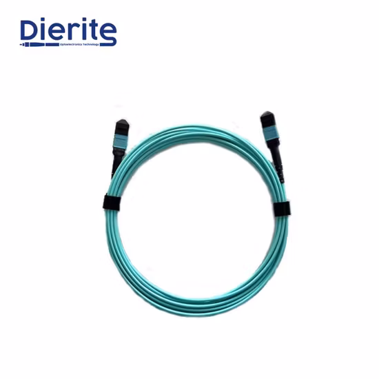 OS2/G657A/Om3/Om4 MPO- oder MTP-Faser-Patchkabel-Stammkabel zum Anschluss optischer Module